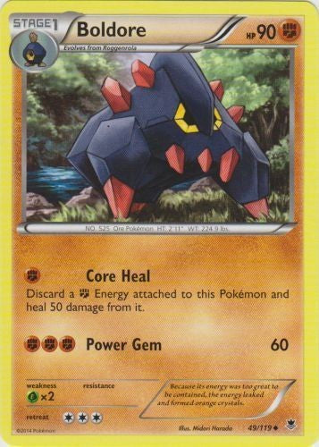 Boldore 49/119 - Uncommon XY Phantom Forces Card