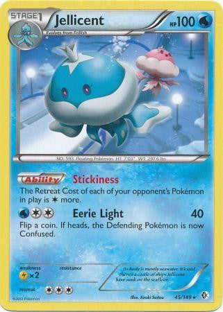 Jellicent 45/149 - Pokemon Boundaries Crossed Rare Card