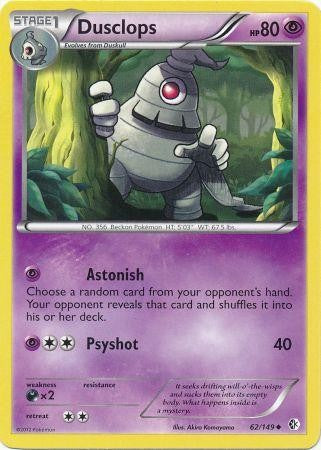 Dusclops 62/149 - Pokemon Boundaries Crossed Uncommon Card