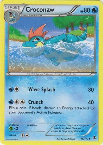 Croconaw 16/119 - Uncommon Pokemon XY Phantom Forces Card
