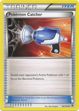 Pokemon Catcher 83/101 - Pokemon Plasma Blast Uncommon Trainer Card