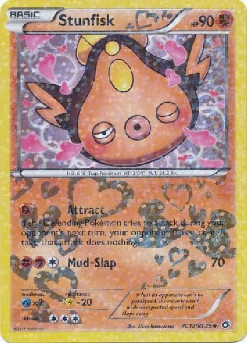 Stunfisk RC12/RC25 - Pokemon Legendary Treasures Radiant Uncommon Card