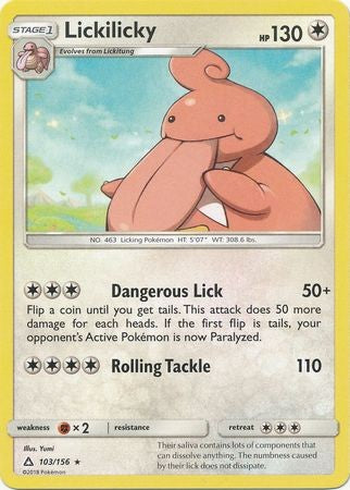 Lickilicky 103/156 Rare - Pokemon Ultra Prism