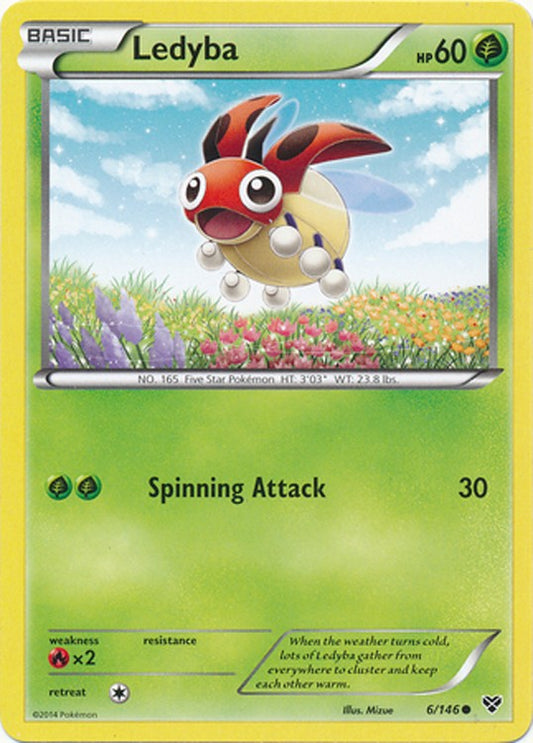 Ledyba 6/146 - Pokemon XY Common Card