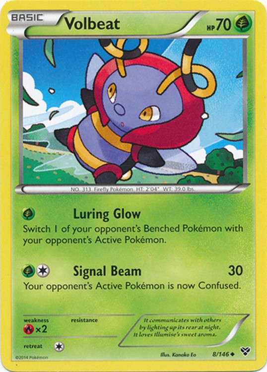 Volbeat 8/146 - Pokemon XY Uncommon Card