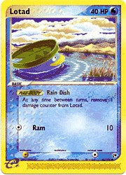 Pokemon Sandstorm Common Card - Lotad 66/100