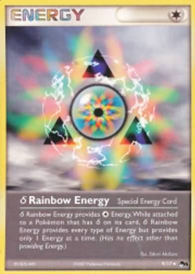 Pokemon POP Series 5 Promo Card Rainbow Energy 9/17 Uncommon