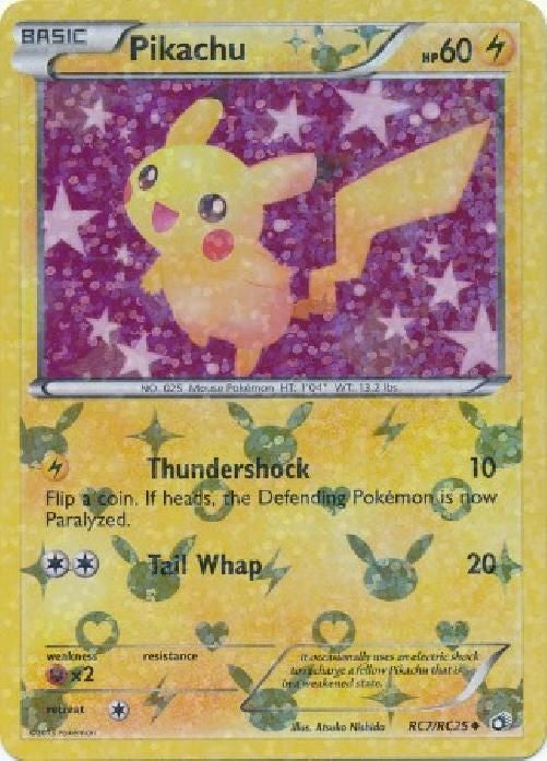 Pikachu RC7/RC25 - Pokemon Legendary Treasures Radiant Uncommon Card