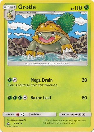 Grotle 8/156 Uncommon - Pokemon Ultra Prism