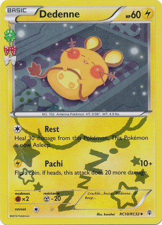 Dedenne RC10/RC32 Uncommon - Pokemon Generations Card