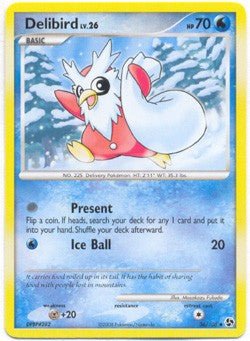 Pokemon Diamond & Pearl Great Encounters - Delibird (Uncommon) Card