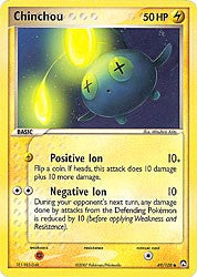 Pokemon EX Power Keepers Common Card - Chinchou 49/108