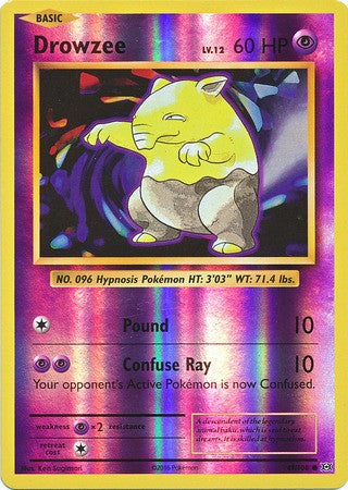 Drowzee 49/108 Common - Reverse Pokemon XY Evolutions Single Card