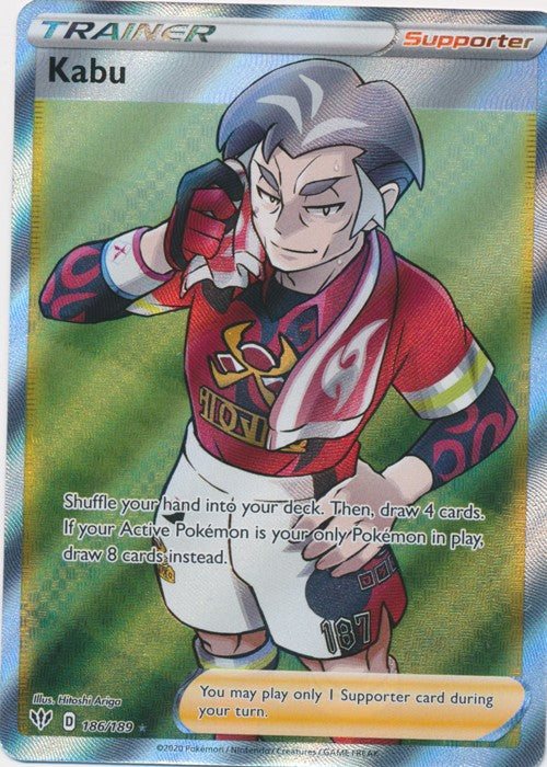 Kabu (Full Art) - 186/189 Pokemon » SWSH Darkness Ablaze Ultra Rare
