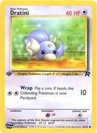 Pokemon Team Rocket Common Card - Dratini 53/82