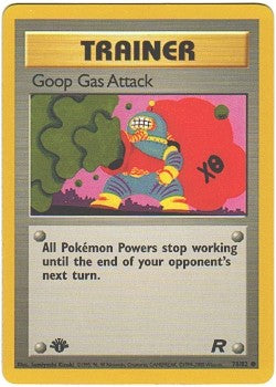 Pokemon Team Rocket Common Card - Goop Gas Attack 78/82