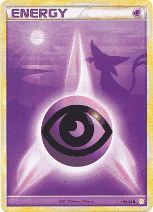 Pokemon HeartGold SoulSilver Card Common Psychic Energy 119/123
