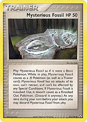 Pokemon EX Power Keepers Common Card - Mysterious Fossil 85/108