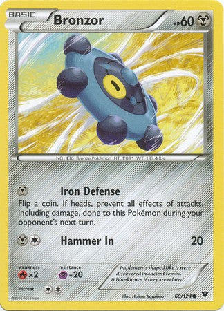 Bronzor 60/124 Common - Pokemon XY Fates Collide Card