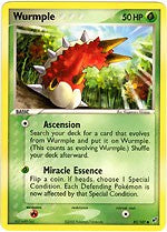 Pokemon EX Deoxys Common Card - Wurmple 82/107