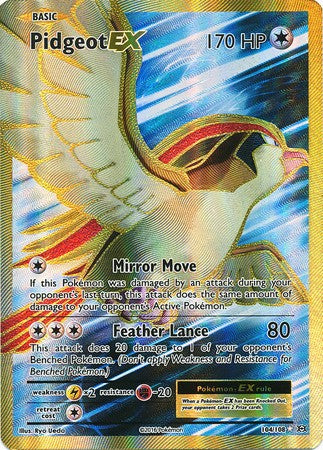 Pidgeot EX 104/108 Full Art - Pokemon XY Evolutions Single Card